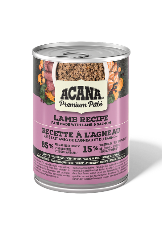 ACANA PREMIUM P&Acirc;T&Eacute;&trade;, Recette &agrave; l'agneau
